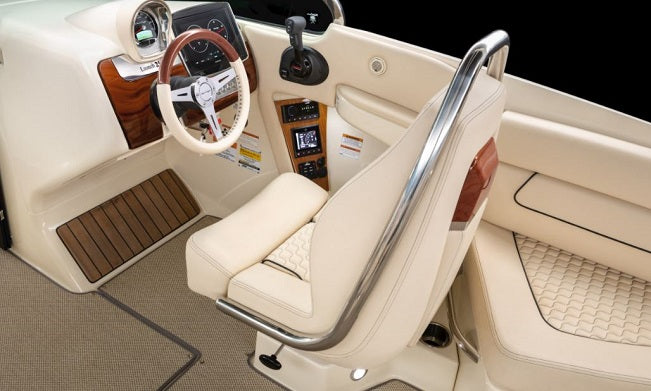 Chris Craft 28/32 Corsair Stainless Steel Armrest Headrest Port Seat Bar 031-2007