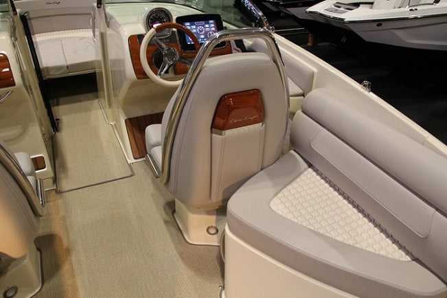 Chris Craft 28/32 Corsair Stainless Steel Armrest Headrest Port Seat Bar 031-2007