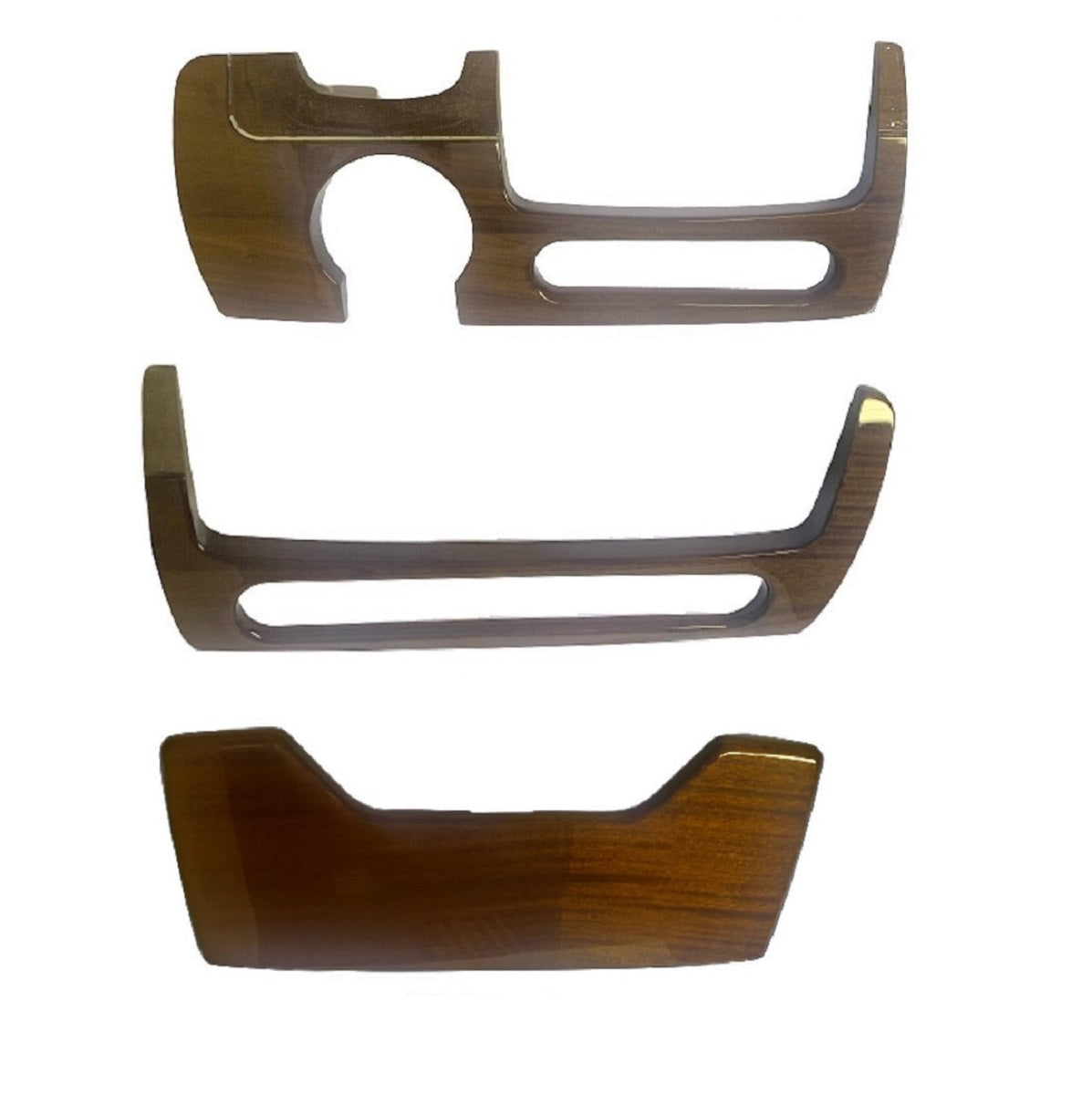 Chris-Craft 25 Launch GT Helm And Glove Box 3 Piece Mahogany Accent Panel Kit