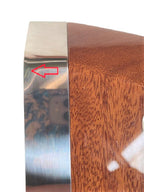 Chris Craft Logo Mahogany Wood Seat Back Emblem 018-3096