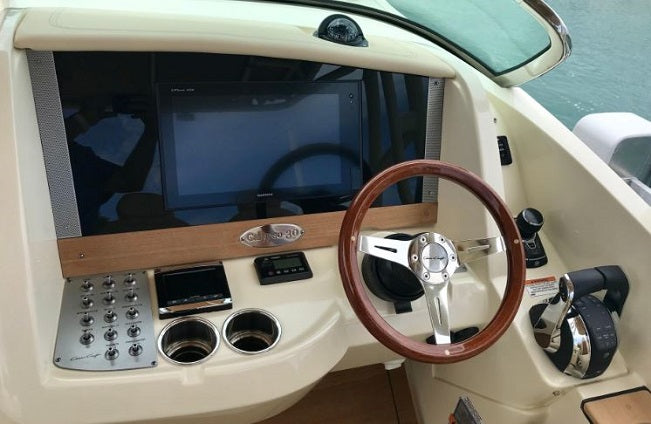 2018 Chris Craft 30 Calypso Upper Helm Dash Panel Blank w/ Single Cut Out 025-7037