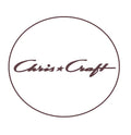 Chris Craft Cocoa Brown Round Logo Emblem Decal 055-2342