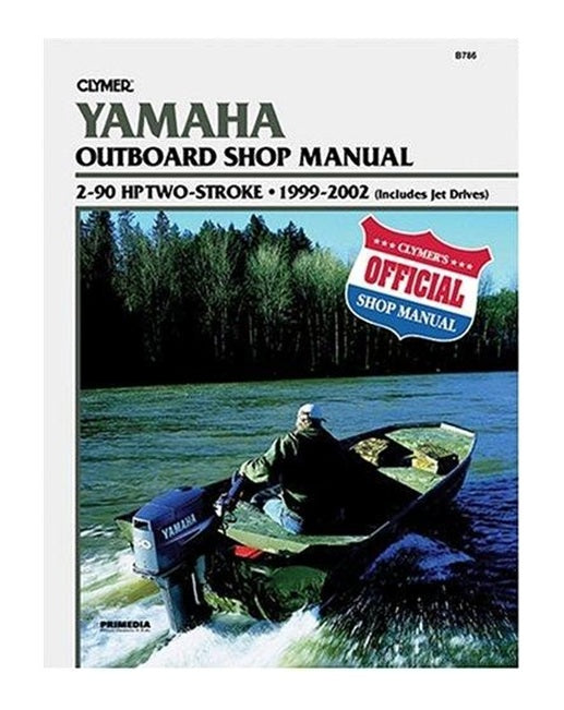 Clymer Yamaha 2-90 HP (1999-2002) Two-Stroke Outboard Shop Manual B786