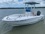 Cobia Boats 194 CC Sunbrella Marine Blue T-Top Canvas