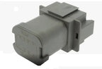 TE Connectivity 8-Pin Gray Deutsch Receptacle Connector (Set of 2) DT04-08PA-P026