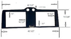 Scout Boats 350 LXF Panel Garmin 2-Units w/ Air Conditioning Vent Cut Outs DH1388/191387-306917