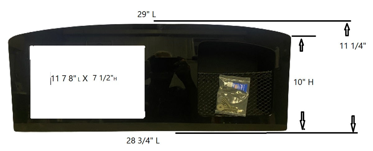 Scout Boats Single Garmin 8512 Unit Dash Panel w/ Storage DH2221/191337-16929