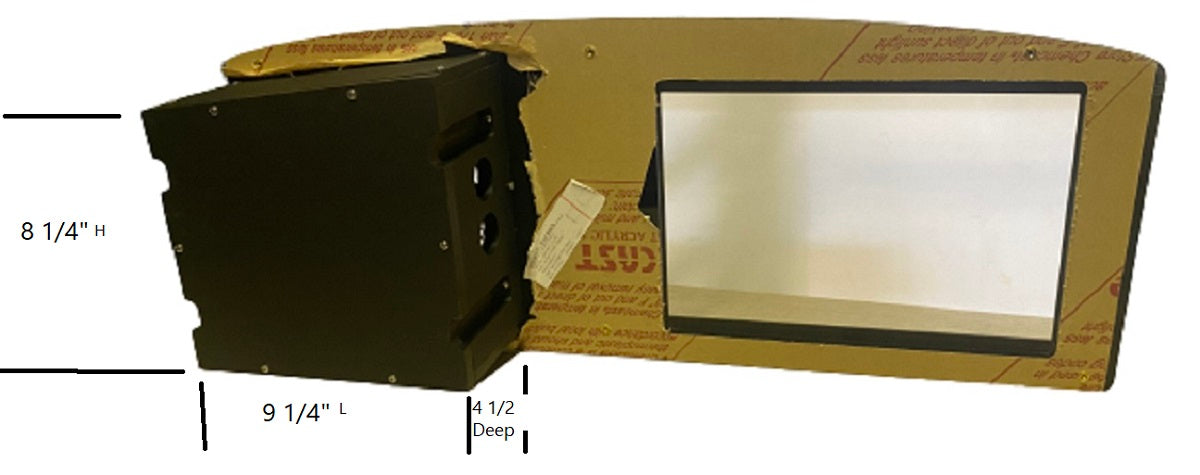 Scout Boats Single Garmin 8512 Unit Dash Panel w/ Storage DH2221/191337-16929