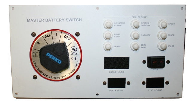 Donzi Marine Master Battery Switch & Breaker Panel 10010530