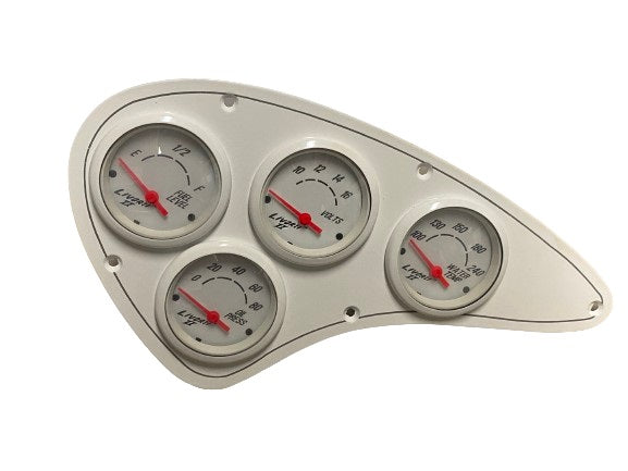 Donzi Marine 22ZX Performance Series White Gauge Dash Panel 10010681