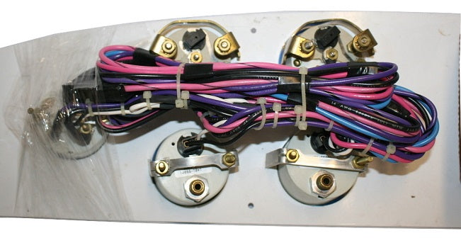 Donzi Marine ZX Performance Series White w/ Blue Bezel Dash Gauge Panel 10017834