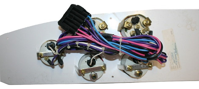 Donzi Marine ZX Performance Series White w/ Red Bezel Dash Gauge Panel 10017834