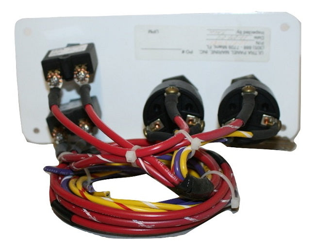 Donzi Marine Dual Engine White Ignition Switch Panel 10018081