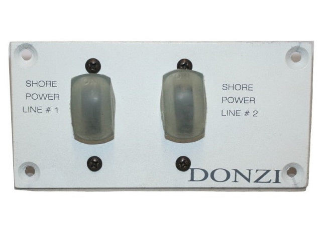 Donzi Marine White Shore Power Breaker Panel 10018293