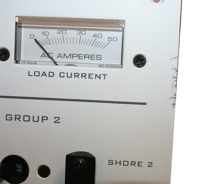 Donzi Marine White Main Breaker Shore Power Panel 10021505