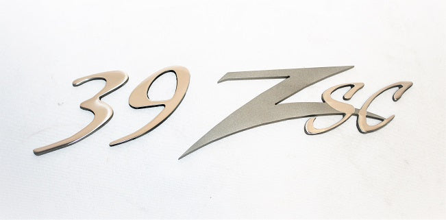 Donzi Marine 39Zsc Side Console Stainless Steel Decal (1 Pair)