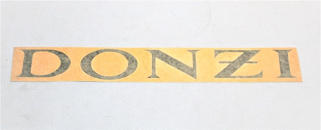 Black Donzi Marine Sticker Decal