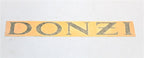 Black Donzi Marine Sticker Decal