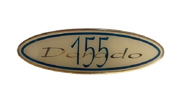 Scout Boats Dorado 155 Teal Designator Logo Sticker Decal (1 Pair)