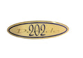Scout Boats Dorado 202 Blue Designator Logo Sticker Decal (1 Pair)
