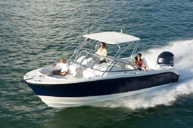 Edgewater Boats 245CX Sunbrella Captains Navy Leaning Post Cover 62-2087