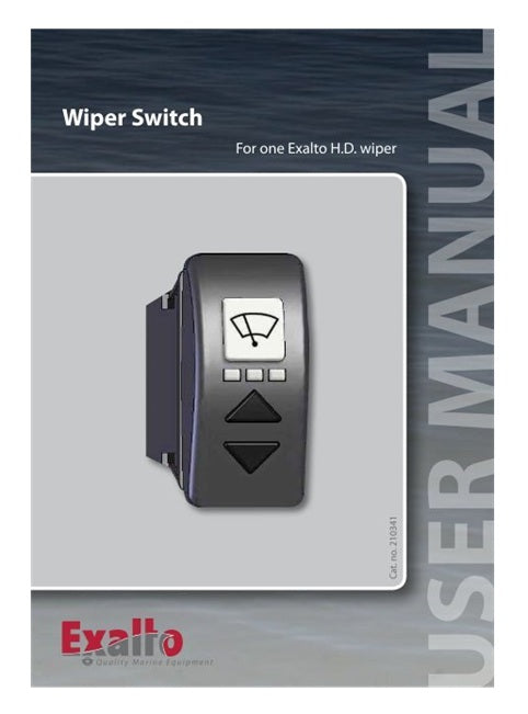 Exalto CT41 12/24V Electronic 1-Wiper Control Switch EX210341