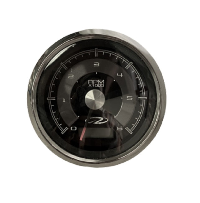 Faria Dusk Series Mercury 0-6000 RPM Tachometer w/ Hour Meter Gauge (Regal Boats) TCH312A