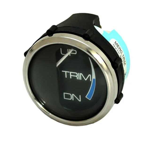 Faria Chesapeake Black SS Series 2" Trim Gauge For Mercury Engines GP9402A