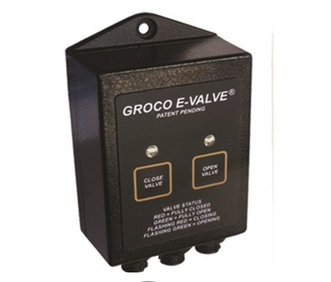 Groco 1 1/2" Bronze E-Valve Seacock w/ 12-24V Control Module Kit FBVEN-1500