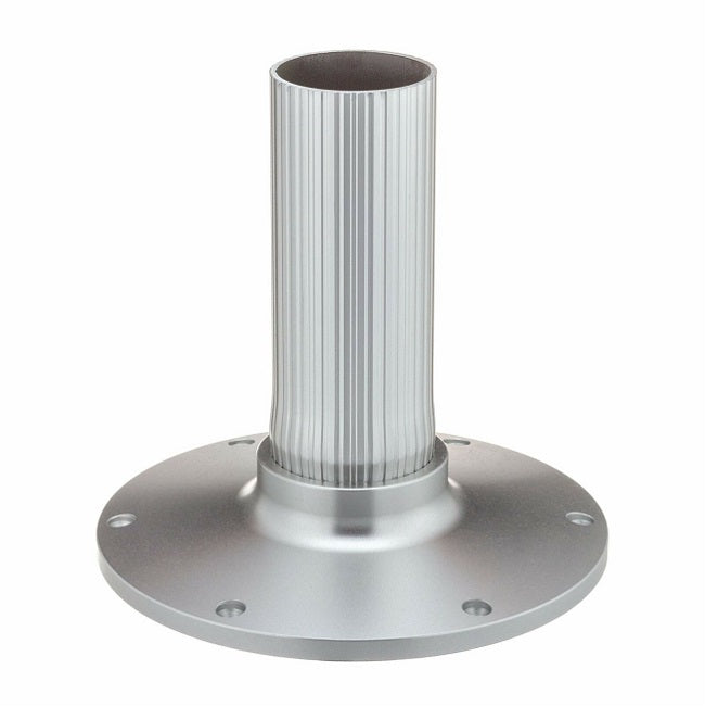 Garelick 8" Cast Aluminum Ribbed Seat Base Pedestal 75908-30
