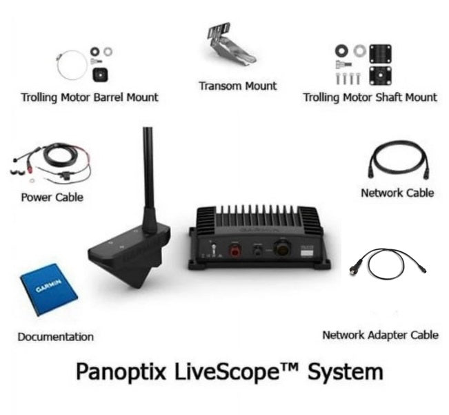 Garmin Panoptix LiveScope Scanning Sonar System Kit 010-01864-00