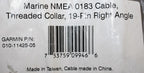 Garmin NMEA 90° 0183 19 Pin Cable w/ Threaded Collar 010-11425-05