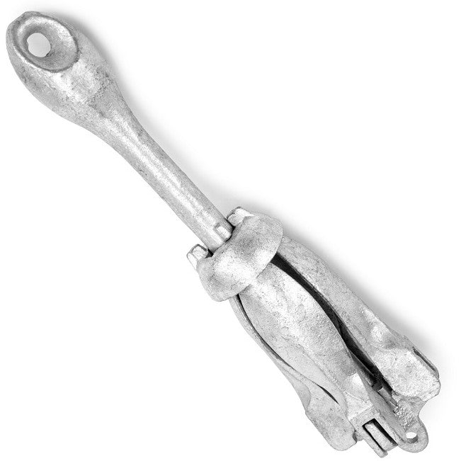 7.4 LB Galvanized Steel Folding Grapnel Anchor