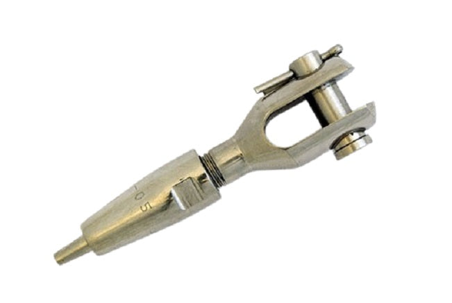 Hi-Mod 1/8" Stainless Steel Swageless Wire Rope Compression Terminal CTF1/8