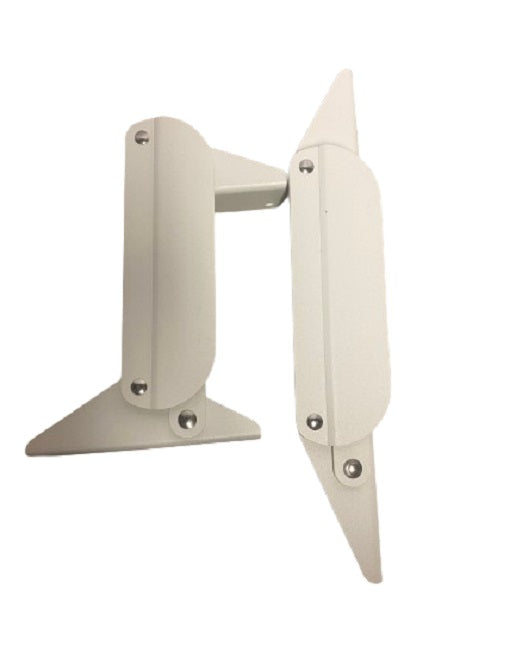 White Aluminum Seat Bolster Hinge w/ Finger Guard (Pair) SN-20