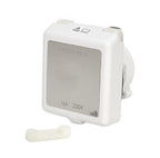 Hubbell Stainless Steel Mirrored Front 16 AMP 230V Male Inlet HBL316NM