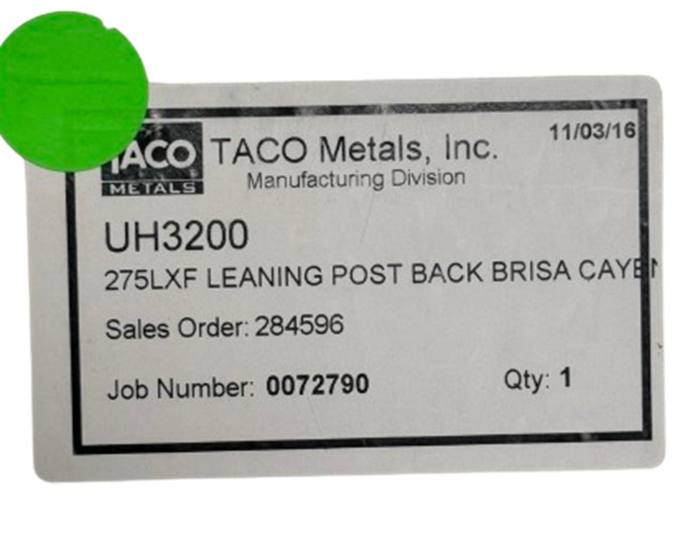 Scout Boats 235/255/275 LXF Brisa Cayenne Leaning Post Backrest Only UH3200