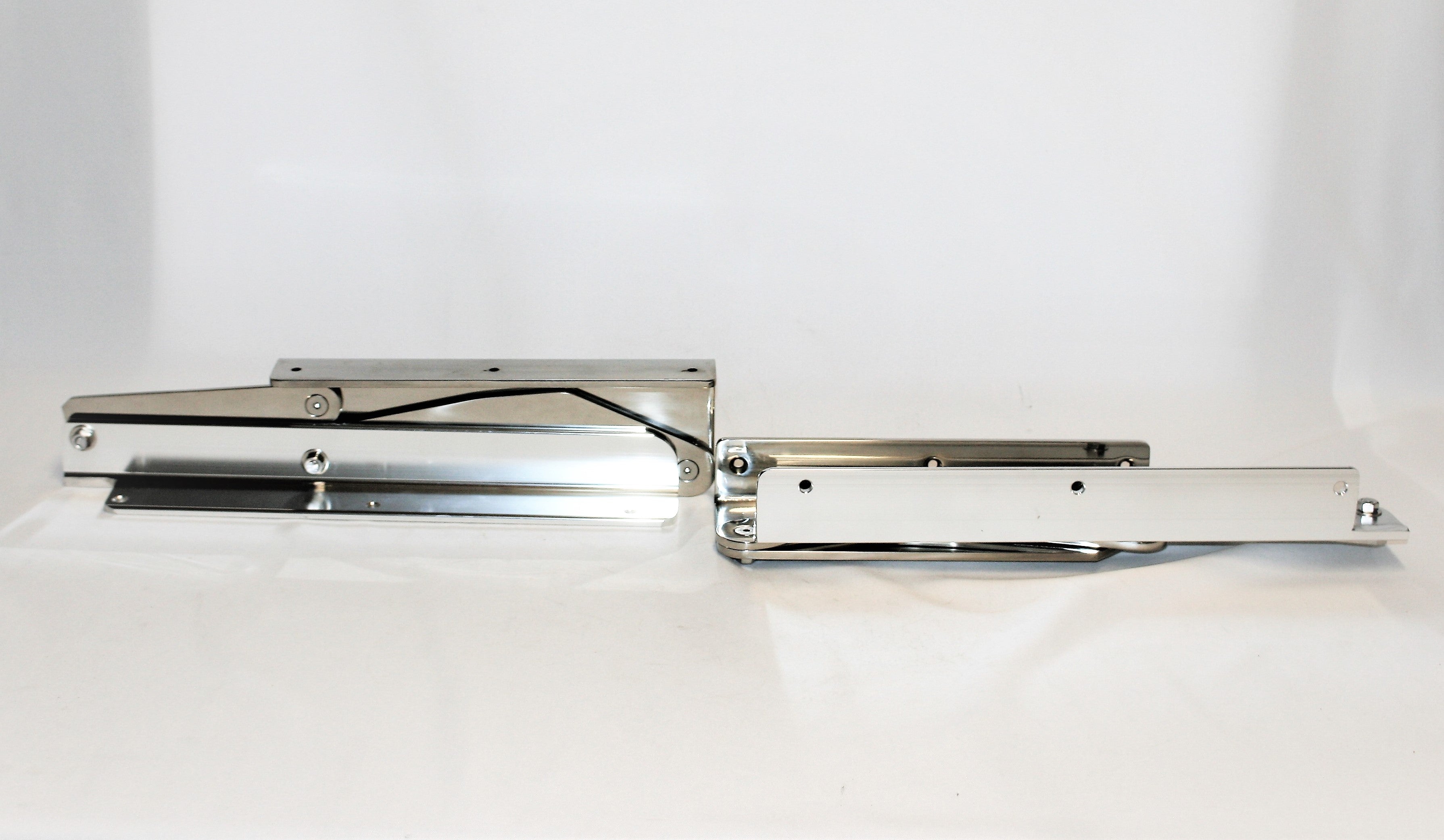 Century Boats Stainless Steel/Aluminum Transom Seat Bracket Hinges (1 Pair)