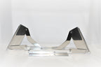 Century Boats Stainless Steel/Aluminum Transom Seat Bracket Hinges (1 Pair)