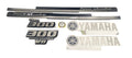 Yamaha Marine 300 Four Stroke Black Complete Cowling Decal (7 pc.) Set