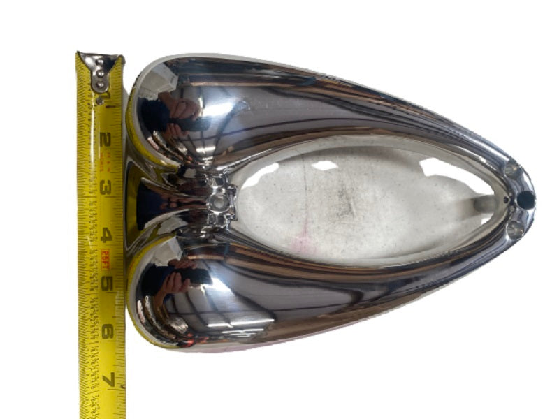 Chris Craft Stainless Steel Bow Light Cover Only w/ Flag Holder Socket