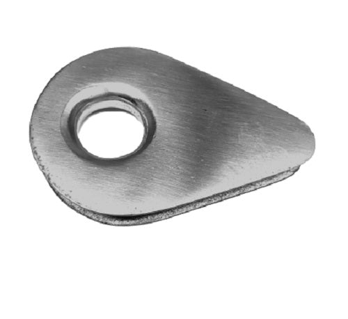 3/8"/10mm Solid Chrome Brass Classic Rigging Thimble