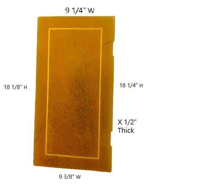 Chris Craft 26 Calypso Dual Console Teak Helm Footrest Set 016-2656