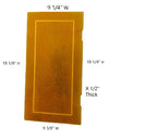 Chris Craft 26 Calypso Dual Console Teak Helm Footrest Set 016-2656