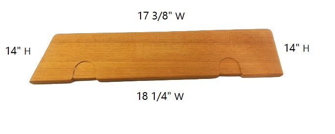 Chris Craft 26 Calypso Dual Console Teak Helm Footrest Set 016-2656