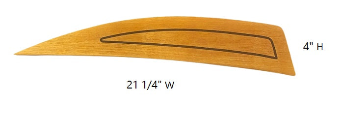 Chris Craft 23 Catalina Center Console Windshield Teak Accent Trim Set 016-4027