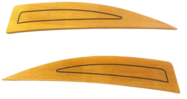 Chris Craft 23 Catalina Center Console Windshield Teak Accent Trim Set 016-4027