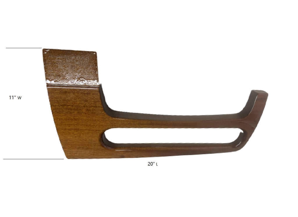 Chris-Craft 31 Launch GT Solid Mahogany Glove Box Accent Panel 018-00013