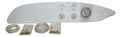 Donzi Marine ZX Performance Series White Dash Gauge Panel 10017834