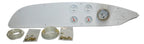 Donzi Marine ZX Performance Series White Dash Gauge Panel 10017834
